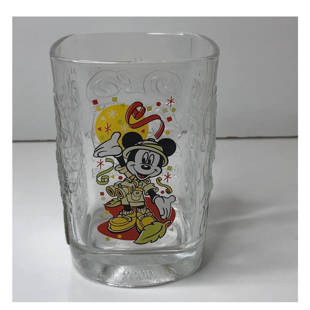 Walt Disney World McDonalds Collectible Glass 2000 Mickey Animal Kingdom